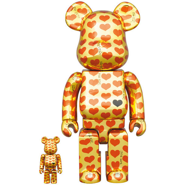 100%+400% GOLD HEART / MEDICOM TOY